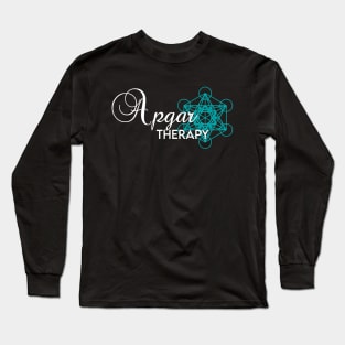 Apgar Therapy TEAL & WHT Long Sleeve T-Shirt